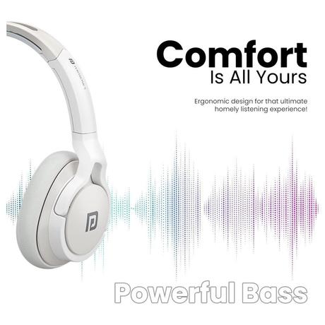 Buy Portronics Muffs M1 Wireless Headphone with Mic, Powerful Bass