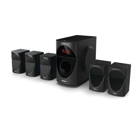 Buy Philips SPA5190B Channel Multimedia Speaker, Black, 90