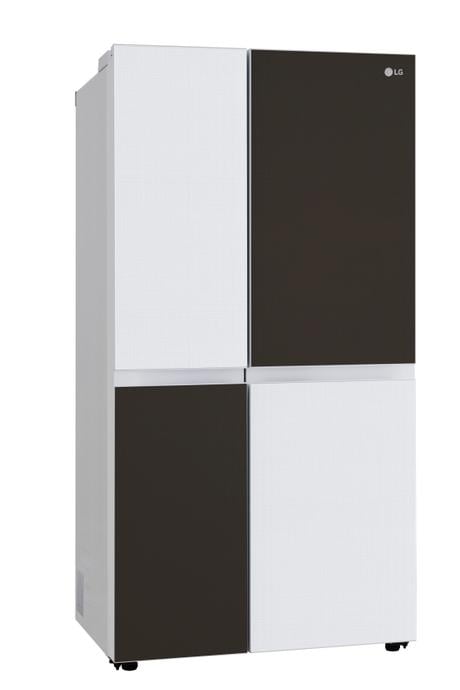 LG 650 L Side by Side Refrigerator, Check Mate, GL-B257DCM3 - Main Image
