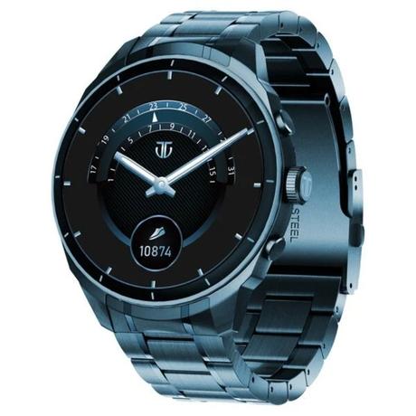 Titan Smart HERITAGE Smartwatch with cm inch) AMOLED Display,  Blue