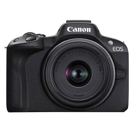 Canon EOS R50 Mirrorless Camera with Focal length 29-72 mm Lens Kit  (RF-S18-45mm IS STM), Black