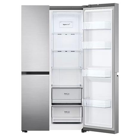 Buy LG 655 litres Side by Side Refrigerator, Shiny Steel GL