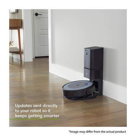 iRobot Roomba i3 Plus Robotic Vacuum Cleaner with Patented Dirt Detect  Technology, Wi-Fi Automatic Dirt Disposal, Grey