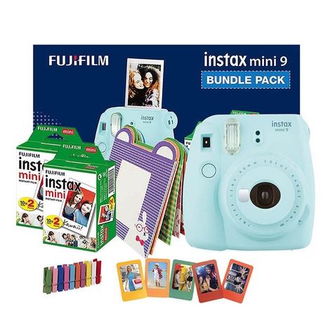 Buy Fujifilm Instax Mini Instant Camera Bundle Pack, Ice Blue at