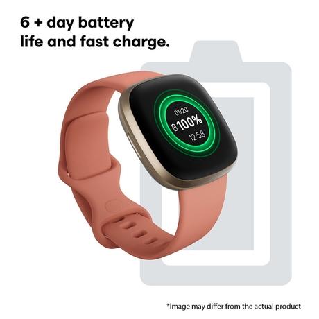 Fitbit Versa Smart Watch with 6+ Day Battery Life, Fast Charging
