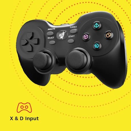 Redgear Elite v2 Wireless Gamepad, Black-1