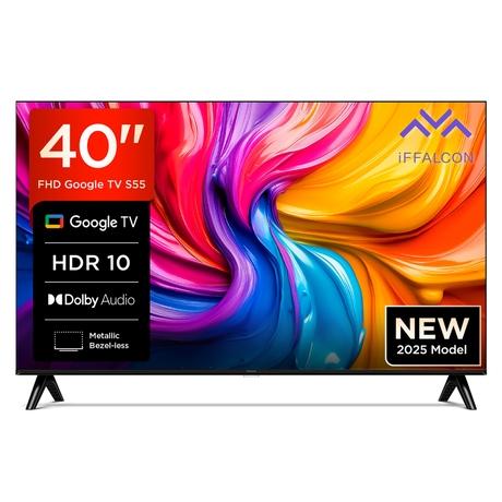 Buy iFFALCON cm (40 inch) 2K FHD Google TV, 40S55, Black at
