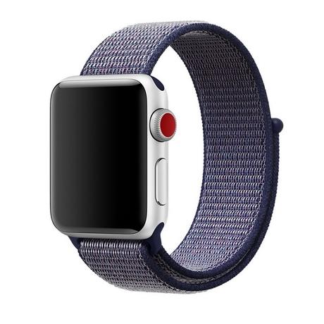 Neopack Nylon Sport Band for Apple iWatch Series 4, Series 3, Series 2,  Series (Midnight Blue, 38 40 mm)