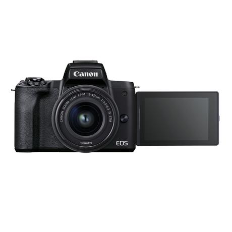 Canon EOS M50 Mark II Mirrorless Camera with 15-45mm Lens at