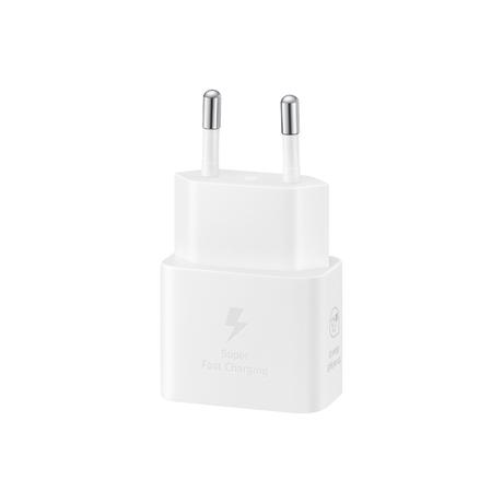Samsung Original 25 Watt Type-C Travel Adapter with Cable, White