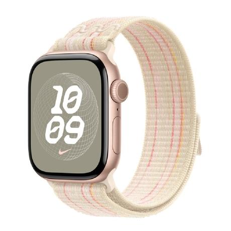 Buy Apple Watch 40 mm Starlight/Pink Nike Sport Loop at Reliance
