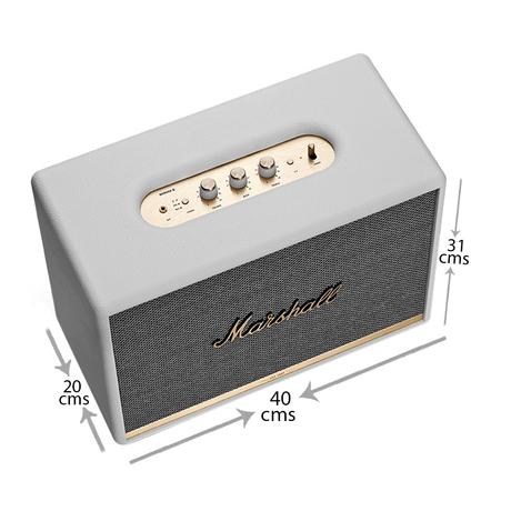 Marshall Woburn II Bluetooth Speaker, White-2