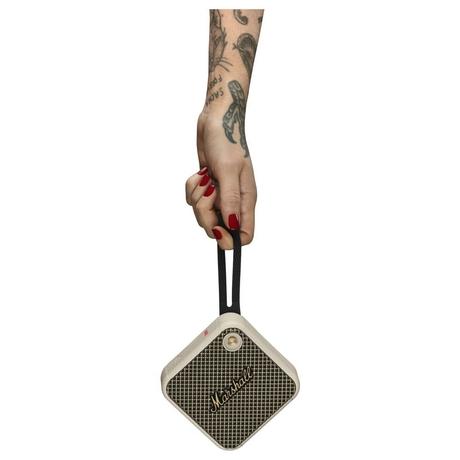 Marshall Willen Bluetooth Speaker with 15 hour Playtime, IP67 Water Resistant, Built-in microphone, Multi-directional Control Knob, Cream-7