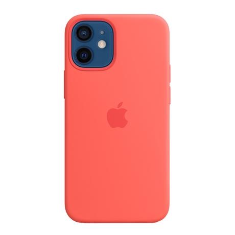 Apple iPhone 12 mini Silicone Case with MagSafe Pink Citrus