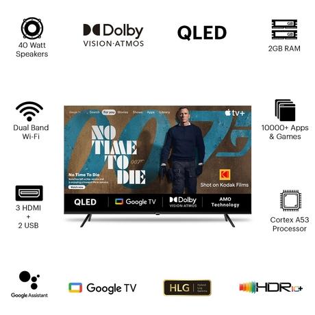 50 Inch QLED Google Smart TV Deal