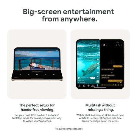 Buy Google Pixel 9 Pro Fold 256 GB, 16 GB RAM, Obsidian