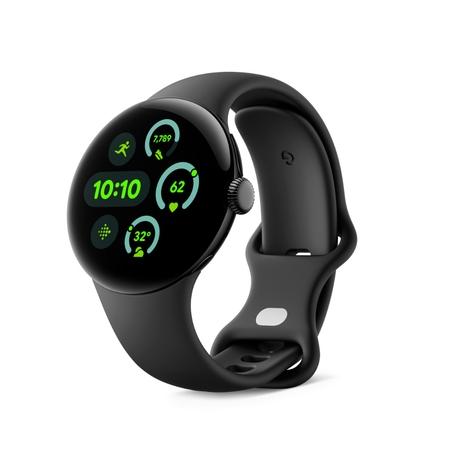 Buy Google Pixel Watch 3 45 mm Smartwatch, Black Aluminum Case 