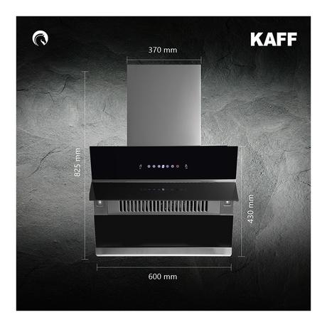 Buy Kaff NOBELO TX DHC 60 Kitchen Hood with Large Oil Collector, 3