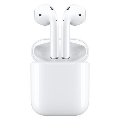 Apple AirPods (2nd Generation) with Charging Case, Hands-free Hey Siri,  Upto 24 hrs of playtime, Speech-detecting accelerometer, MV7N2HN/A