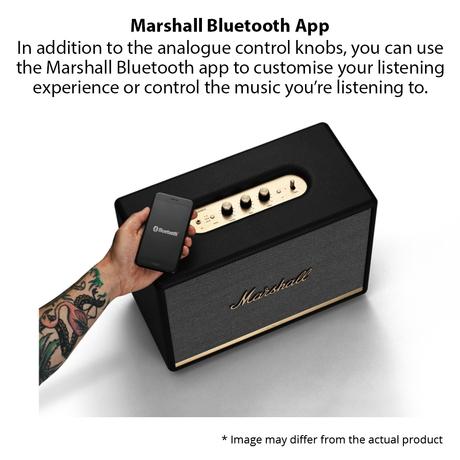 Marshall Woburn II Bluetooth Speaker, White-6