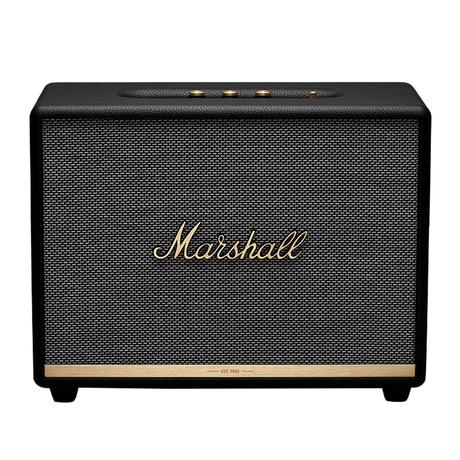 Marshall Woburn II Bluetooth Speaker, Multi-host functionality, Bluetooth 5.0, aptX technology, 10 metres range, 3.5 mm Jack, LED lights, Stereo Sound, Bass-reflex, Two 50 Watt Class D amplifier Black-0