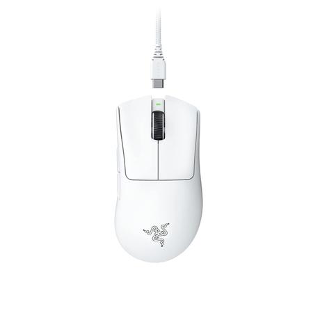 マウス・トラックボール Razer DeathAdder V3 Pro White RAZER DEATHADDER V3 PRO Wireless Gaming Mouse (White