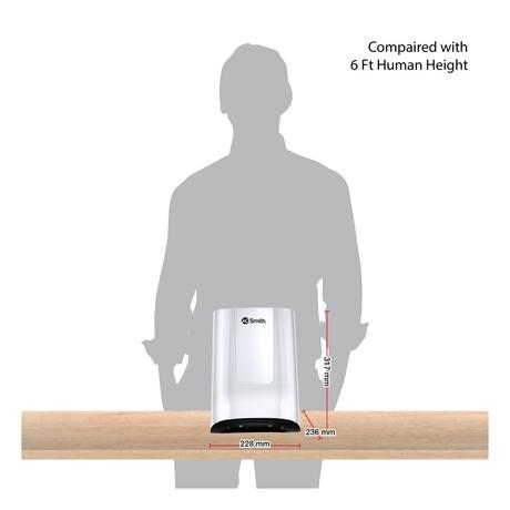 A. O. Smith 3 litres Instant Water Heater with Blue Diamond Glass Lined Tank, MiniBot SZS-3 (3 KW)-5