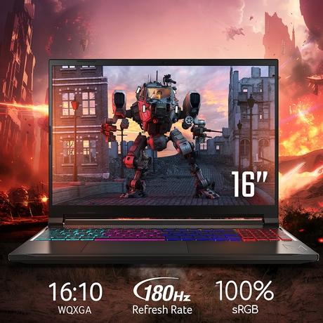 Acer Nitro V16S-71 UN.QXBSI.002 Gaming Laptop (Intel Core 5 processor 210H/DDR5 16 GB/512 GB/8 GB-NVIDIA GeForce RTX 5050/Windows 11/WUXGA), 40.64 cm - 16 inch, Obsidian Black-1