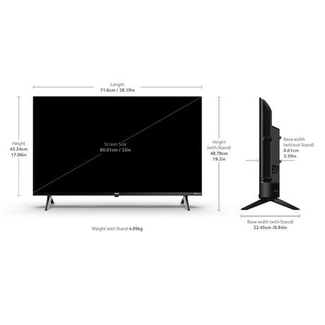 Acer 80.01 cm (32 inch) Ultra V Series HD Smart QLED Google TV with Android 14 (Black), AR32QDVGU2841BD-5