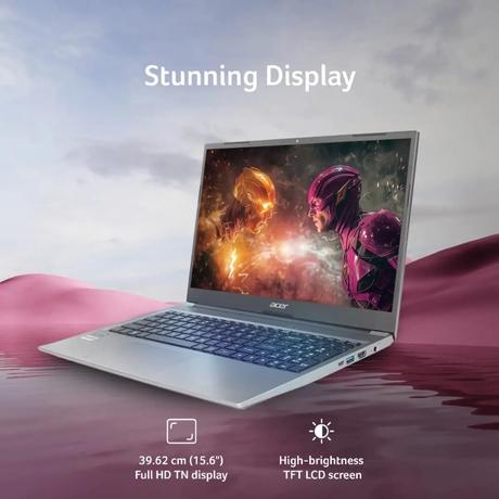 Acer AL15-53 UN.34ESI.02E Standard Laptop (Intel C3 100U/8 GB/512 GB/Intel UHD Graphics/Windows 11 Home/Full HD), 39.6 cm - 15.6 inch, Grey-2