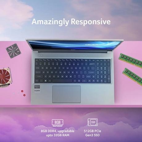Acer AL15-53 UN.34ESI.02E Standard Laptop (Intel C3 100U/8 GB/512 GB/Intel UHD Graphics/Windows 11 Home/Full HD), 39.6 cm - 15.6 inch, Grey-3