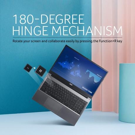 Acer AL15-41 UN.31ZSI.06V Standard Laptop (AMD Ryzen 3 5400U Processor/8 GB/256 GB/AMD Radeon Graphics/Windows 11 Home/MSOffice/Full HD), 39.6 cm - 15.6 inch, Grey-8