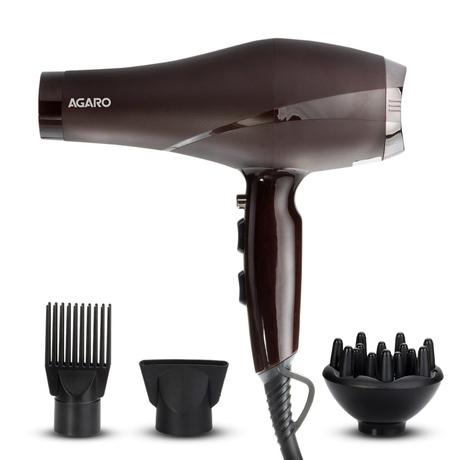 Agaro Professional Hair Dryer 2000 W, 2 Speed, 3 Heat, Cool Shot, Diffuser, HD1120-0