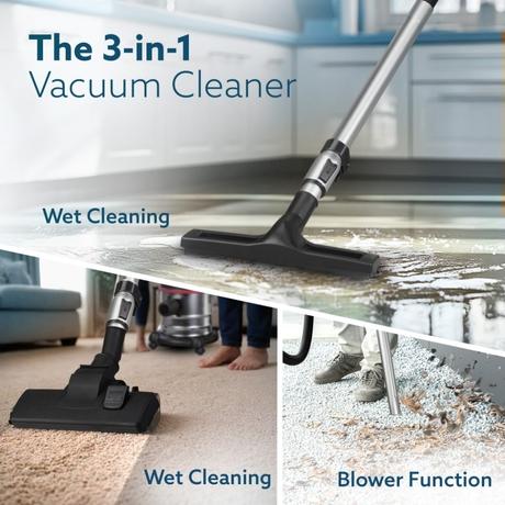 Agaro ACE Wet and Dry Vacuum Cleaner 1600 watts-2