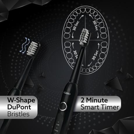 Agaro Cosmic Advance Sonic Electric Tooth Brush, Black-5