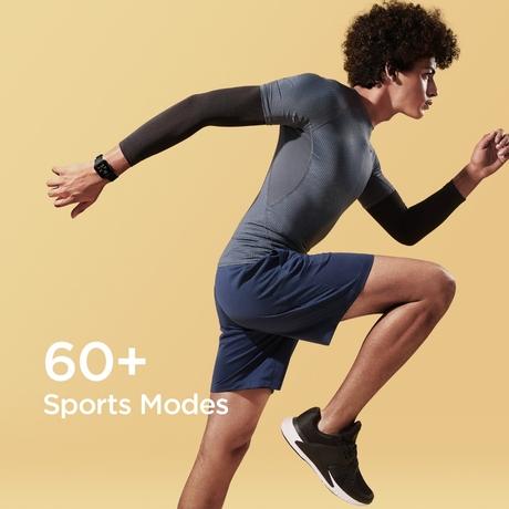 Amazfit Bip U Pro Smartwatch, 1.43 Large HD Display with Built-in Alexa, Built-in GPS, 9-Day Battery Life, Fitness Tracker, Blood Oxygen, Heart Rate, Menstrual Cycle Tracker, Sleep, Stress Monitor, 60+ Sports Modes, (Black)-4