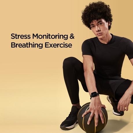 Amazfit Bip U Pro Smartwatch, 1.43 Large HD Display with Built-in Alexa, Built-in GPS, 9-Day Battery Life, Fitness Tracker, Blood Oxygen, Heart Rate, Menstrual Cycle Tracker, Sleep, Stress Monitor, 60+ Sports Modes, (Black)-5