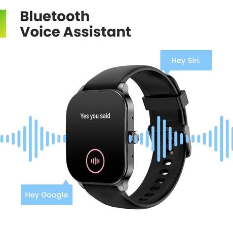 Amazfit Pop 3S Smartwatch, 4.97 cm (1.96 inch) Ultra-Large AMOLED Display, Bluetooth Calling, Upto 12 Days Battery, 24H SpO2, Heart Rate & Stress Monitor, AI Voice Assistant, Metallic Design (Metallic Silver)-2