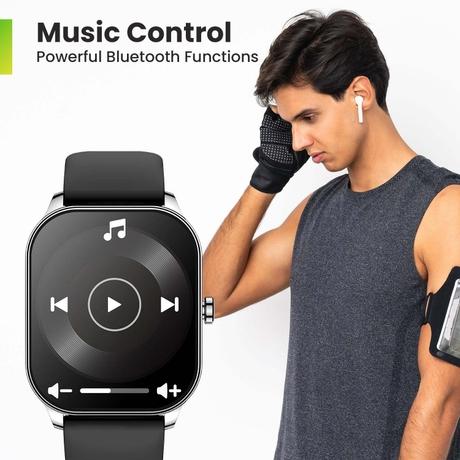 Amazfit Pop 3S Smartwatch, 4.97 cm (1.96 inch) Ultra-Large AMOLED Display, Bluetooth Calling, Upto 12 Days Battery, 24H SpO2, Heart Rate & Stress Monitor, AI Voice Assistant, Metallic Design (Metallic Silver)-7