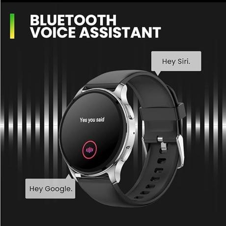 Amazfit Pop 3R Smart Watch, Metallic Silver-2