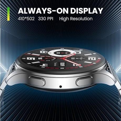 Amazfit Pop 3R Smart Watch, Metallic Silver-4