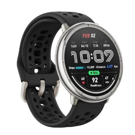 Amazfit Active 2R Standard Black Sport Silicone Strap Smartwatch-1