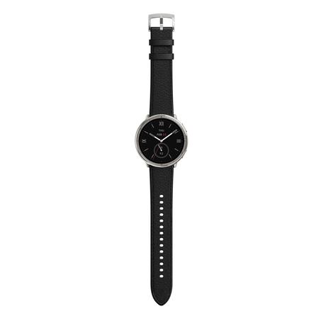 Amazfit Active 2 Premium 44 mm Smart Watch, 10 day Battery, Sapphire Glass Display, Free Silicon Strap, Built in GPS, 5 ATM, iOS & Android, 2000 Nits, 160+ Sports Mode, Black Leather-4