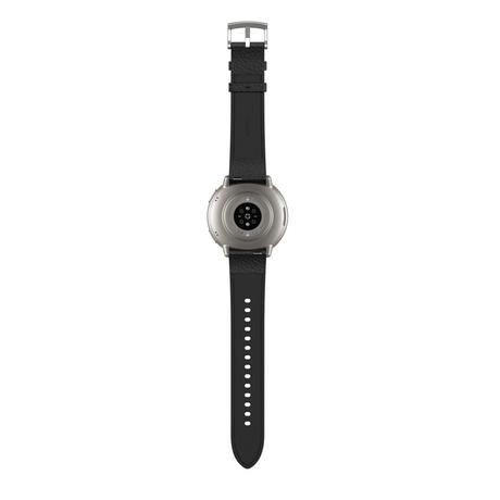 Amazfit Active 2 Premium 44 mm Smart Watch, 10 day Battery, Sapphire Glass Display, Free Silicon Strap, Built in GPS, 5 ATM, iOS & Android, 2000 Nits, 160+ Sports Mode, Black Leather-5