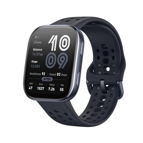 Amazfit Bip 6 Smart Watch 46 mm, 14 Day Battery, 5 cm (1.97 inch) AMOLED Display, 5 ATM Water-Resistance, GPS & Free Maps, AI, Bluetooth Call & Text, Health, Fitness & Sleep Tracker, 140+ Workout Modes, Black-0