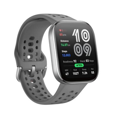 Amazfit Bip 6 Smart Watch 46 mm, 14 Day Battery, 5 cm (1.97 inch) AMOLED Display, 5 ATM Water-Resistance, GPS & Free Maps, AI, Bluetooth Call & Text, Health, Fitness & Sleep Tracker, 140+ Workout Modes, Charcoal-1