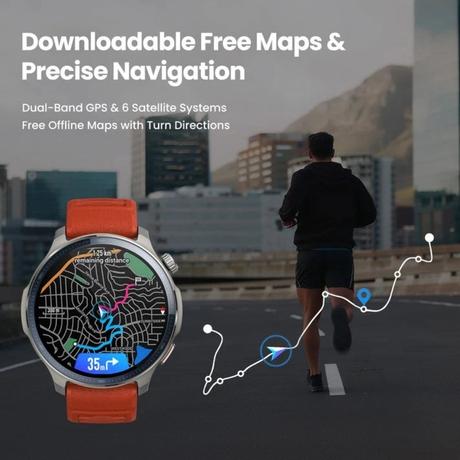 Amazfit Balance 2 Smart Watch 47 mm AMOLED Sapphire Glass Display, 21 Days Battery, Dual Band GPS, 170+ Sport Modes, Hyrox Mode, Accurate Readings, for Android & iPhone-3