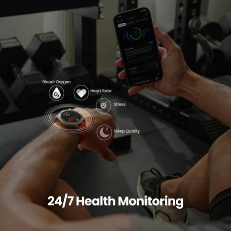 Amazfit Balance 2 Smart Watch 47 mm AMOLED Sapphire Glass Display, 21 Days Battery, Dual Band GPS, 170+ Sport Modes, Hyrox Mode, Accurate Readings, for Android & iPhone-4