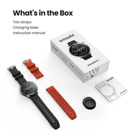 Amazfit Balance 2 Smart Watch 47 mm AMOLED Sapphire Glass Display, 21 Days Battery, Dual Band GPS, 170+ Sport Modes, Hyrox Mode, Accurate Readings, for Android & iPhone-6