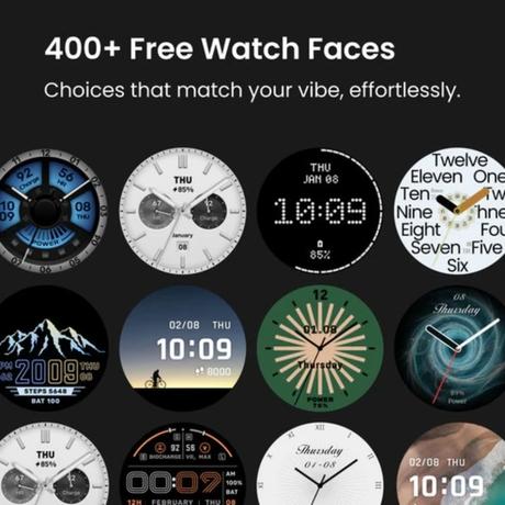 Amazfit Active Max Smart Watch 3.81 cm (1.5 inch) AMOLED Display, 25-Day Battery, 5 ATM, Offline Maps, GPS, 4GB Storage, 170+Sport Modes, Heart Rate & Sleep Fitness Tracker, Android & iPhone, Black-7
